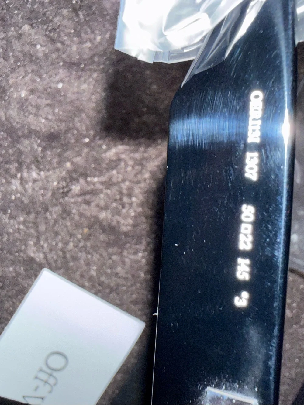 Off-White Black Oversized Square Sunglasses